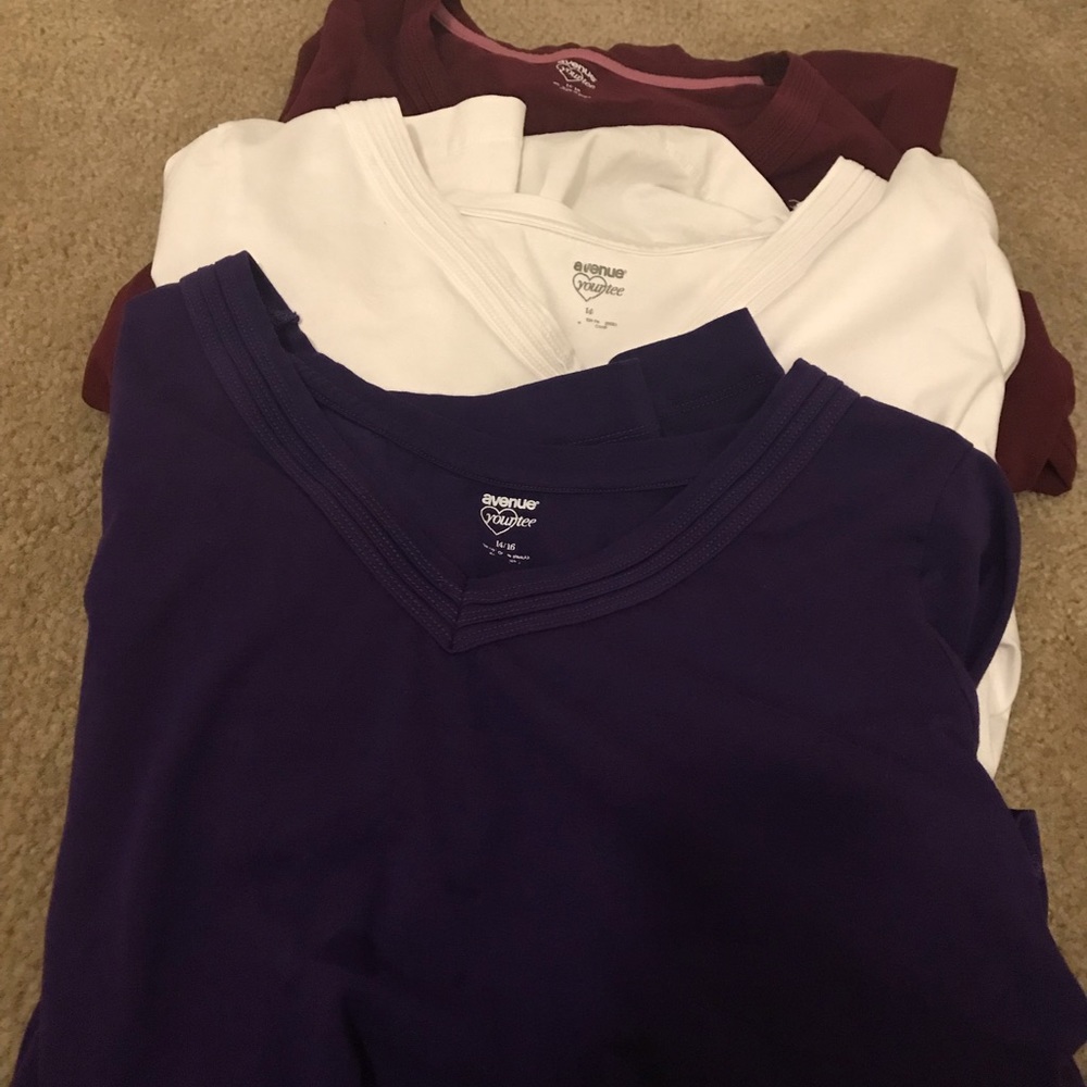 Bundle of 3 v neck tees